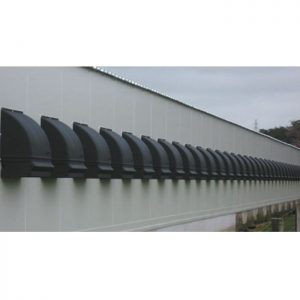 Air Inlet with Cover and Fan Light Trap